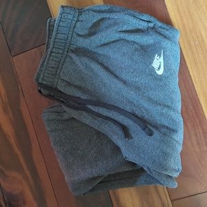 Men's Nike sweatpants, gray, Medium
